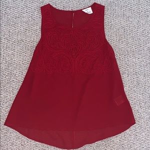 UO Red Tank Blouse